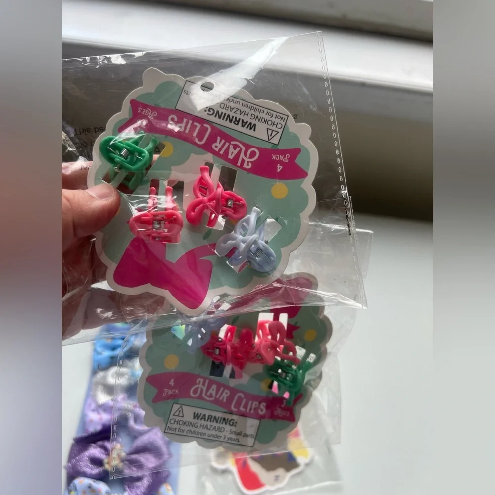 Girls' Bluey 7pk Hair Bow Set and Clips